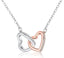 Cute Double Heart Necklace