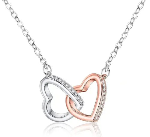 Cute Double Heart Necklace
