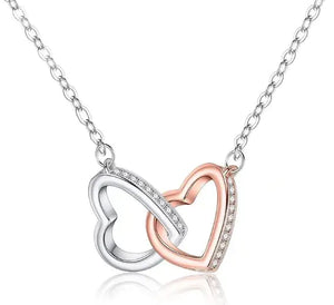 Cute Double Heart Necklace