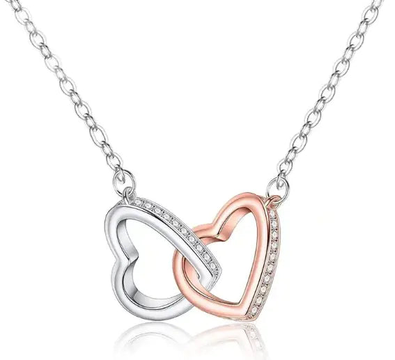 Cute Double Heart Necklace
