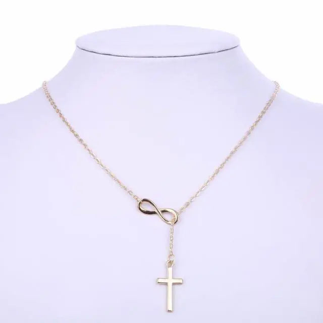 Infinite Faith Jesus Christian Pendant Necklace