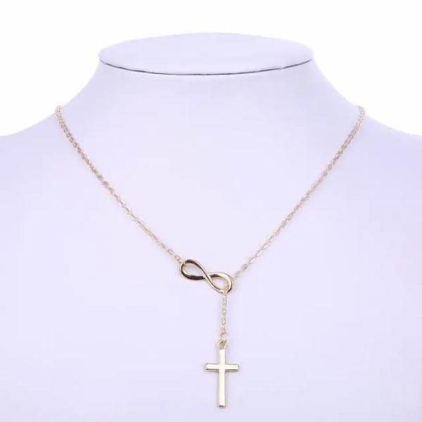 Infinite Faith Jesus Christian Pendant Necklace