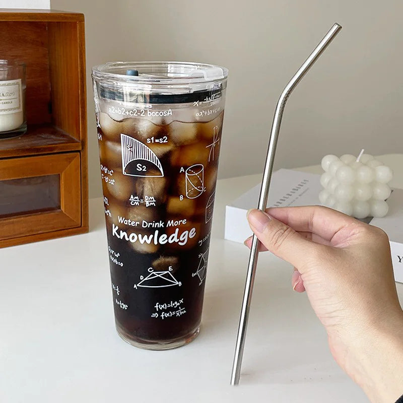 1000ml Mathematical Glass Tumbler | 1 Litre Math Glass Tumbler