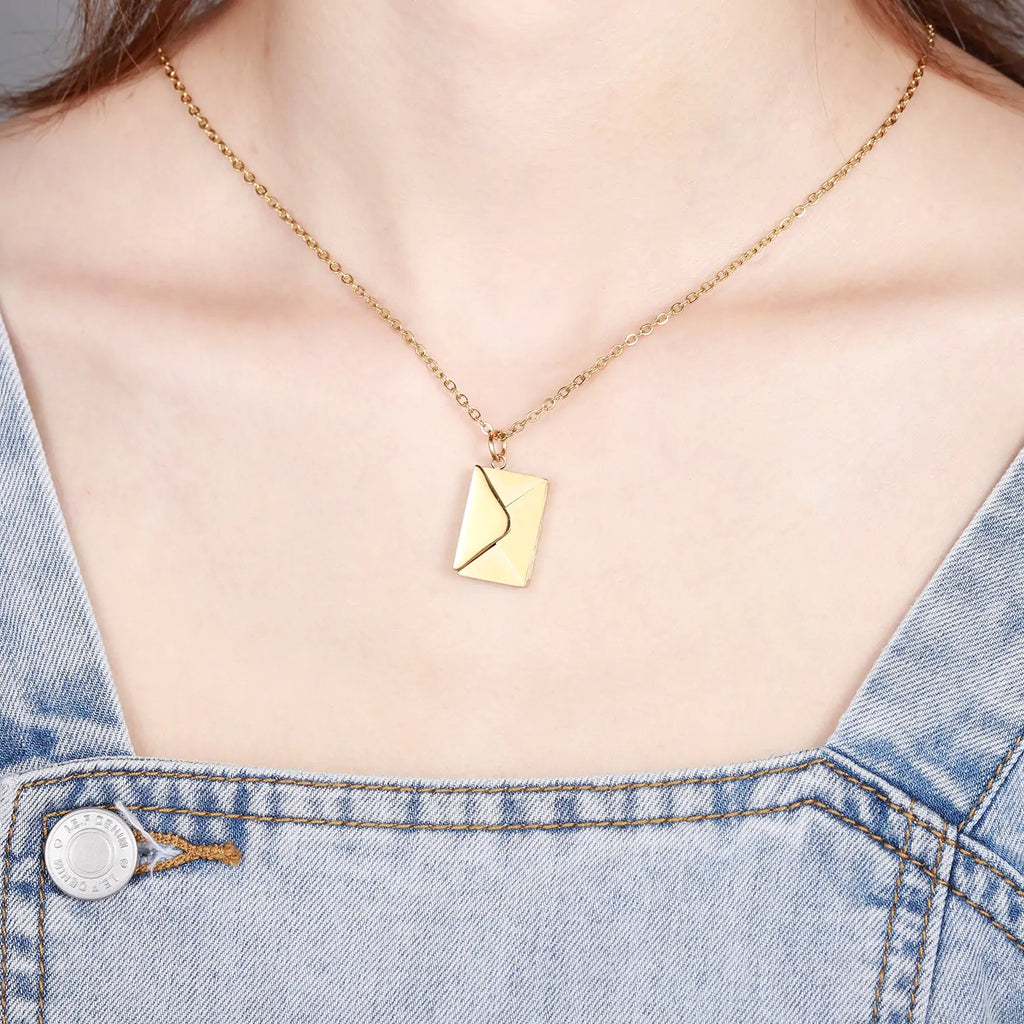 Envelope Necklace | Letter Necklace