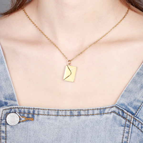 Envelope Necklace | Letter Necklace