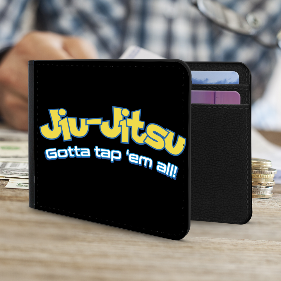 Brazilian Jiu Jitsu Gotta Tap Em All BJJ Mens Wallet
