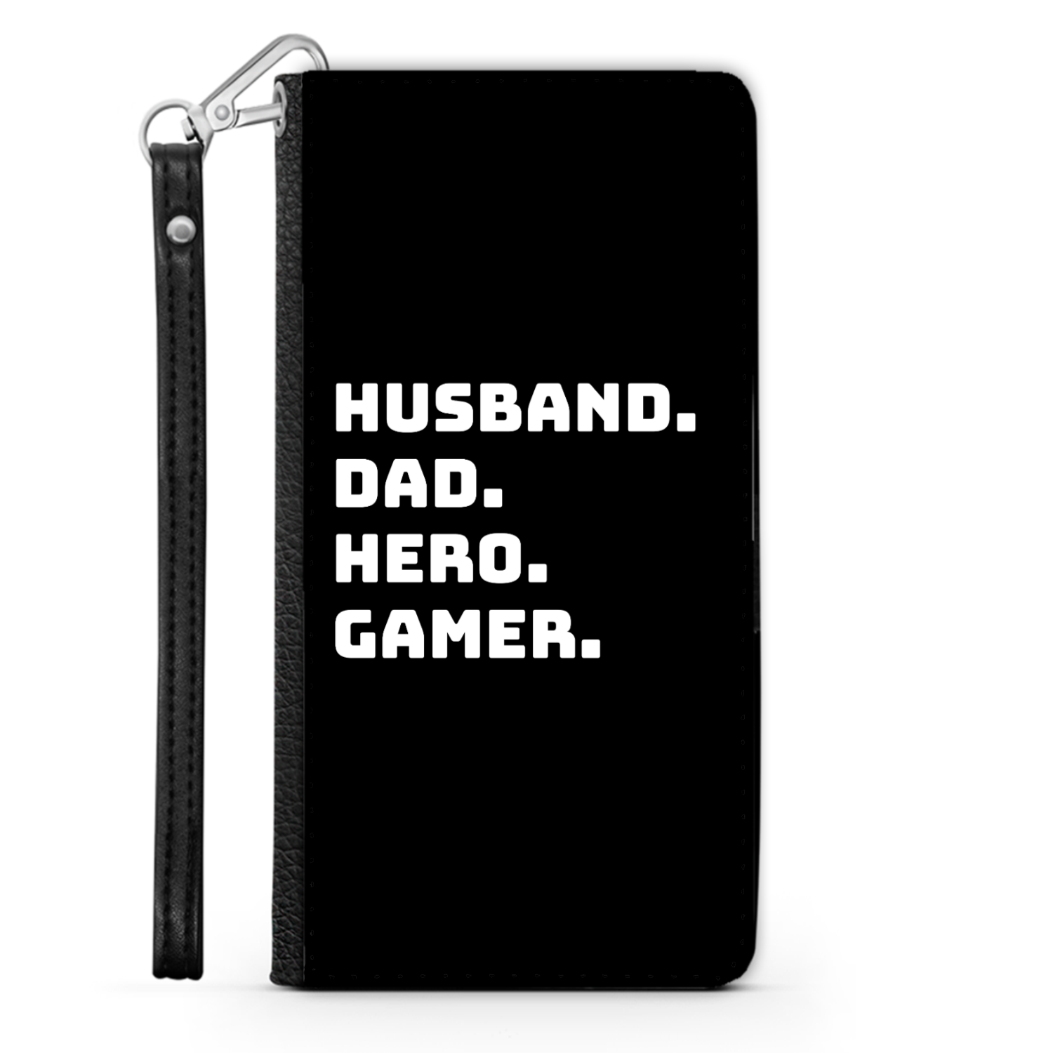 Husband Dad Hero Gamer Video Game  Wallet Phone Case