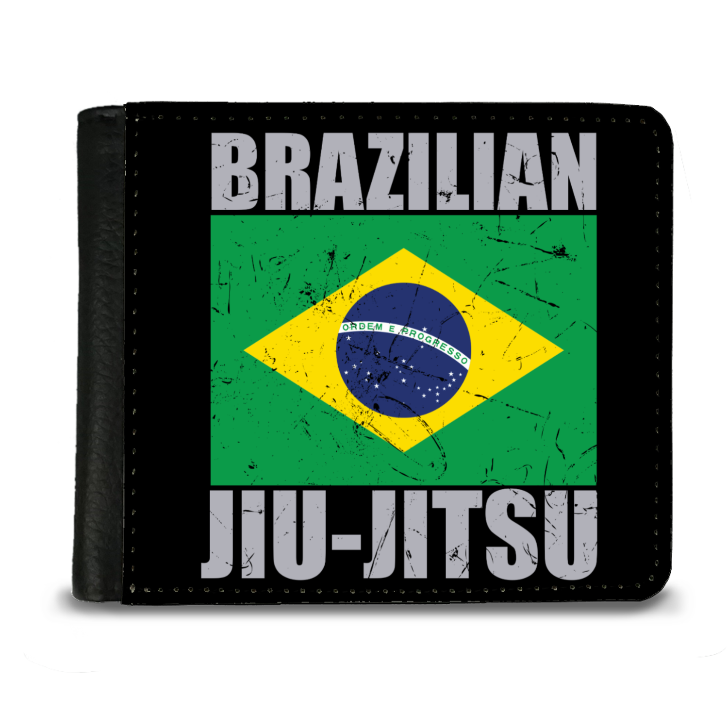 Brazilian Jiu Jitsu Flag 2 BJJ Mens Wallet Main image
