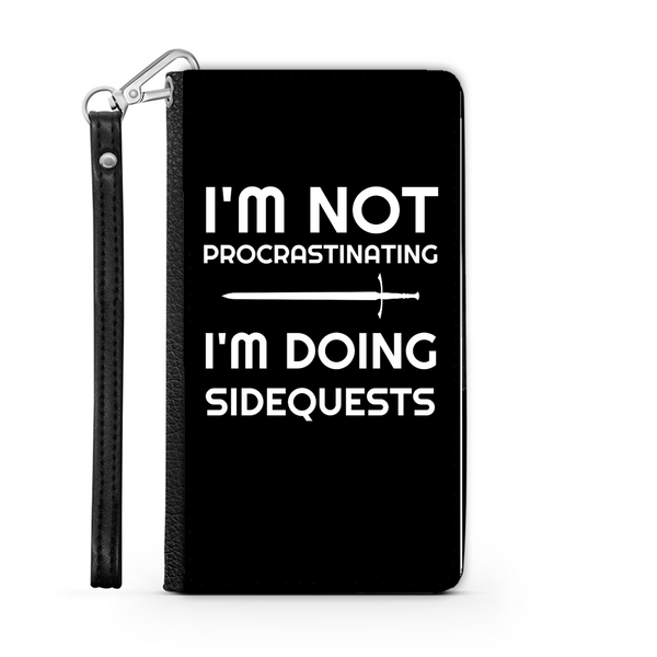 I'm Not Procrastinating I'm Doing Side Quests Phone Case | Fantasy RPG Phone Wallet Case