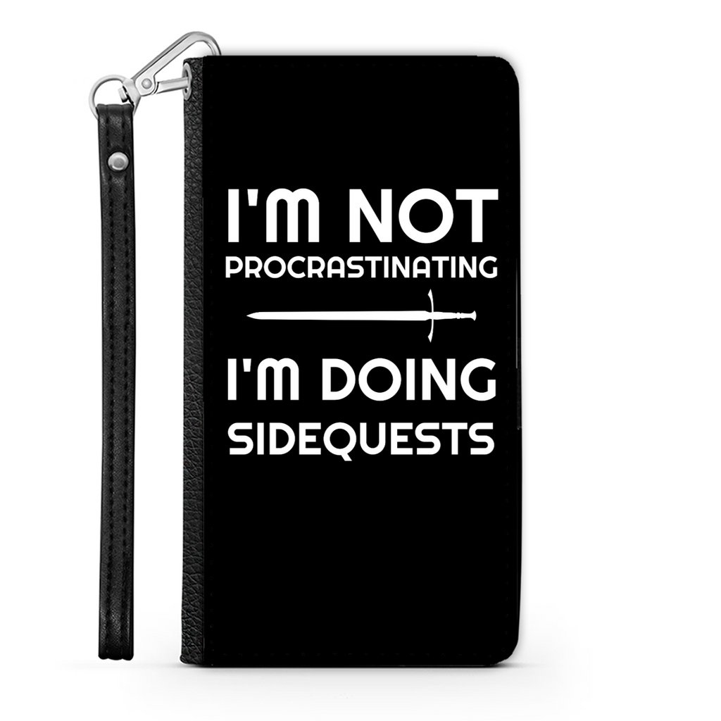 I'm Not Procrastinating I'm Doing Side Quests Phone Case | Fantasy RPG Phone Wallet Case