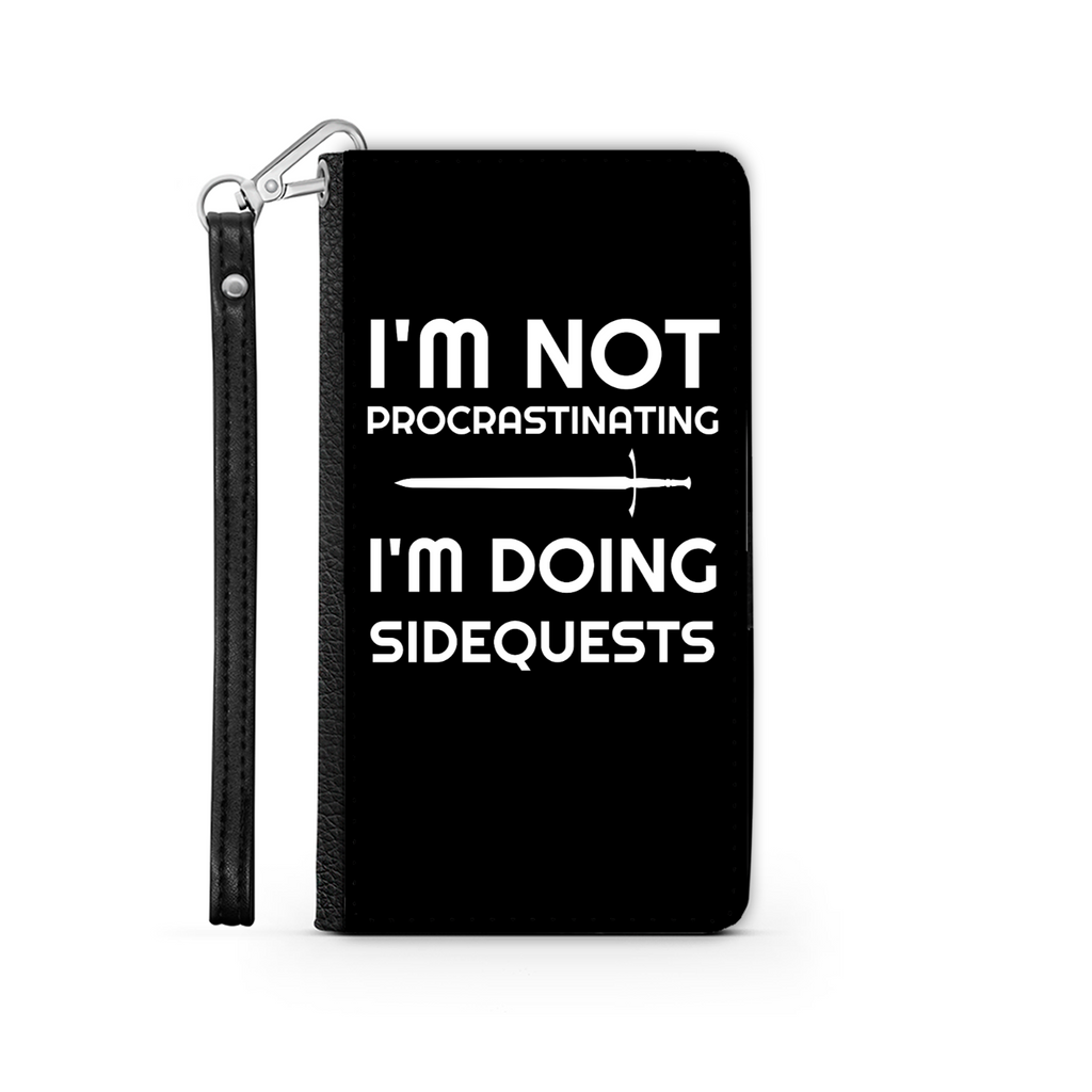 I'm Not Procrastinating I'm Doing Side Quests Phone Case | Fantasy RPG Phone Wallet Case
