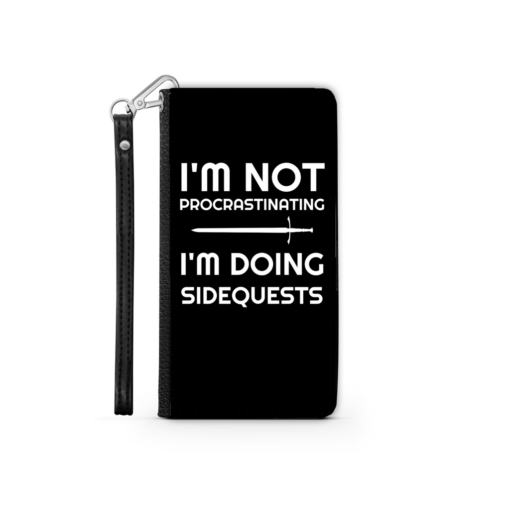 I'm Not Procrastinating I'm Doing Side Quests Phone Case | Fantasy RPG Phone Wallet Case