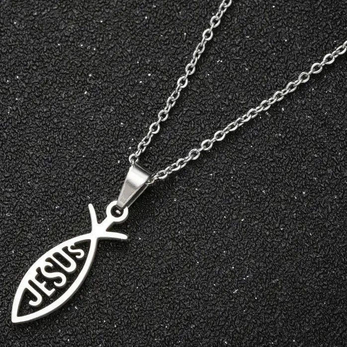 Jesus Christian Necklace - Jesus Necklace Secondary image