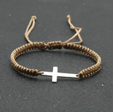 Faith Rope Cross Bracelet | Religious Jesus Cross Bracelet Faith Rope Cross Bracelet | Religious Jesus Cross Bracelet