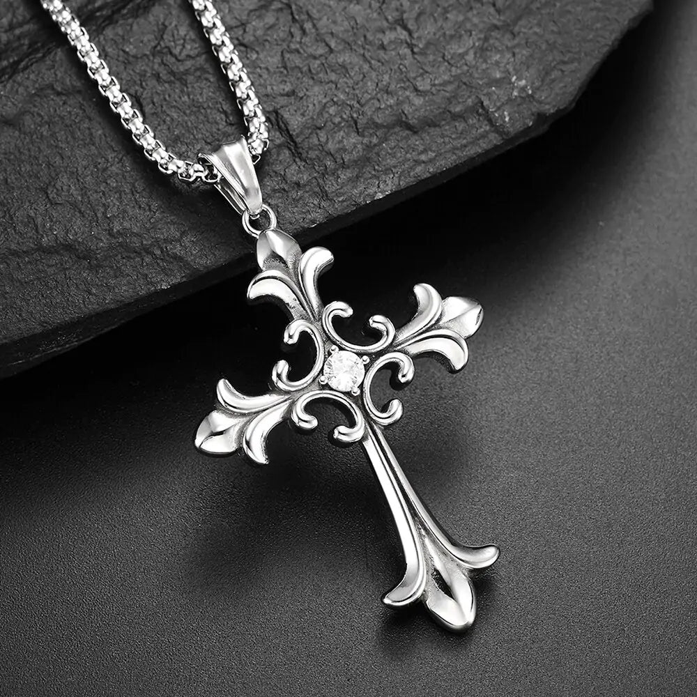 Brilliant Cross Pendant Necklace
