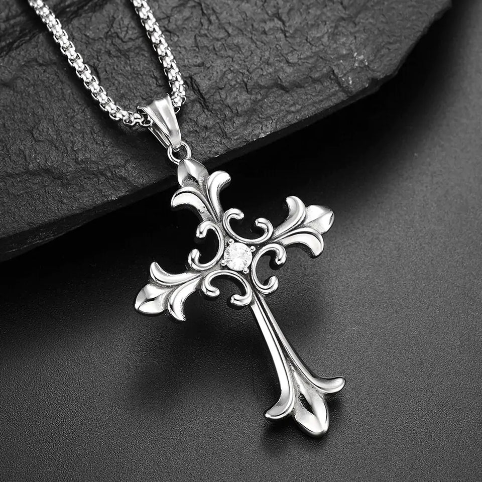 Brilliant Cross Pendant Necklace
