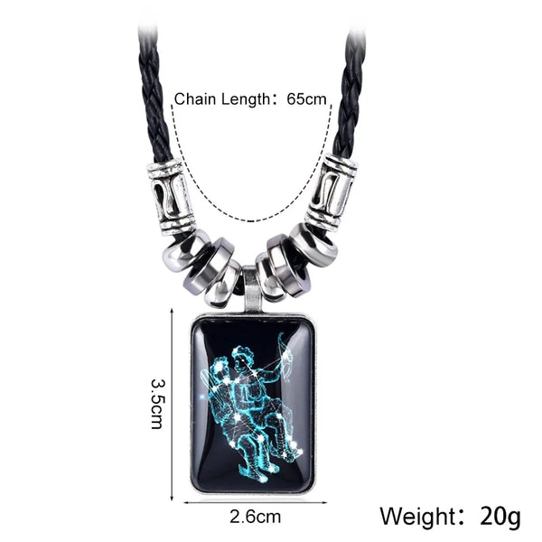 Celestial Zodiac Charm Necklace