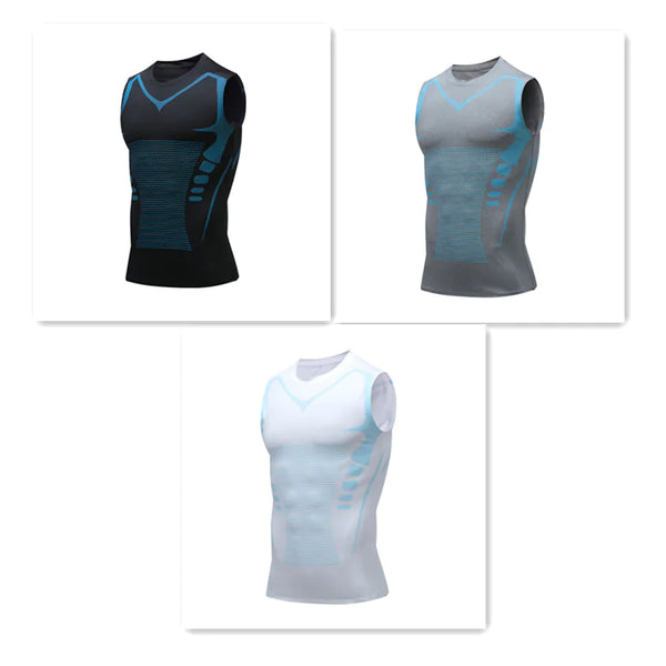Men's Quick-Dry Slim Fit Workout Compression Shirt Vest