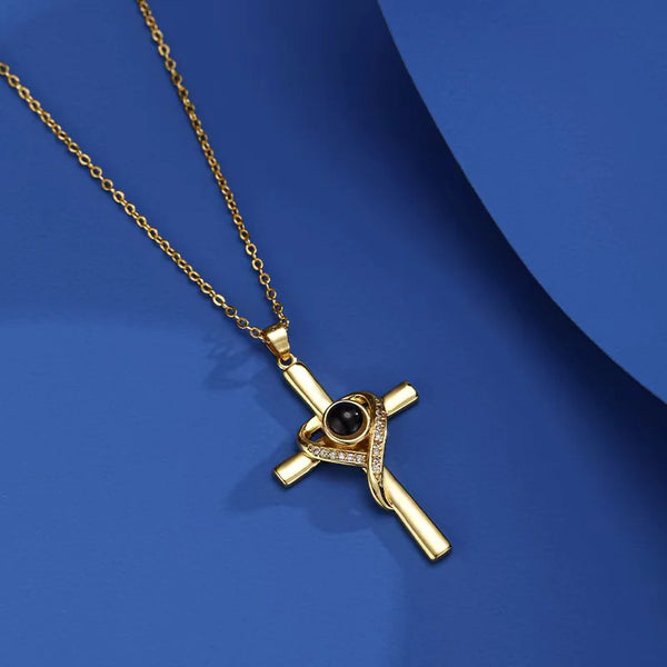 Heart Cross Necklace | Faith Jesus Necklace