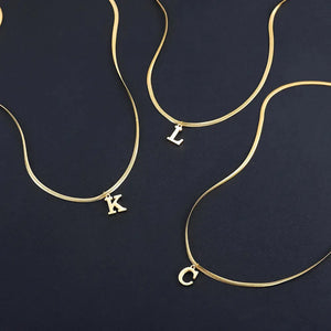 Elegant A-Z Stainless Steel Pendant Necklace Elegant A-Z Stainless Steel Pendant Necklace