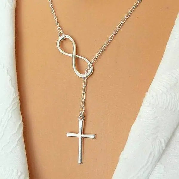 Infinite Faith Jesus Christian Pendant Necklace