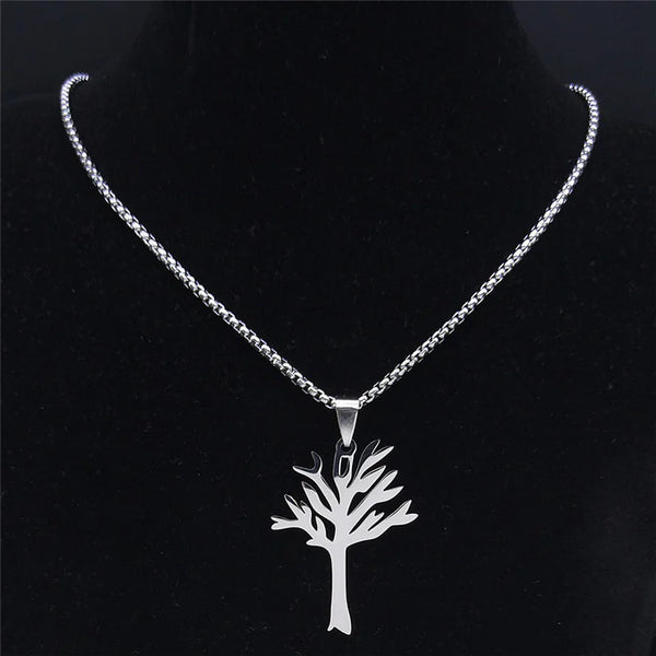 Tree of Life Stainless Steel Necklace