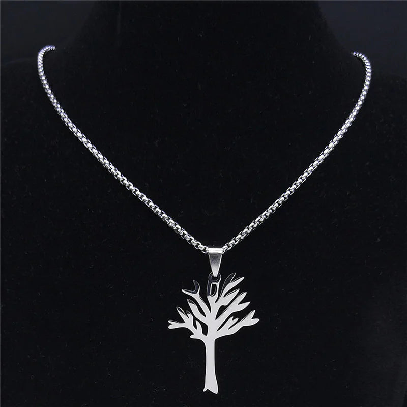Tree of Life Stainless Steel Necklace