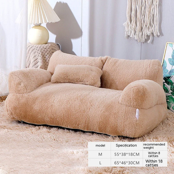 Luxury Plush Cat Bed | Cute Cat Bed