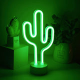 Cactus Neon Sign - USB or Battery Powered LED Light Cactus Neon Sign - USB or Battery Powered LED Light