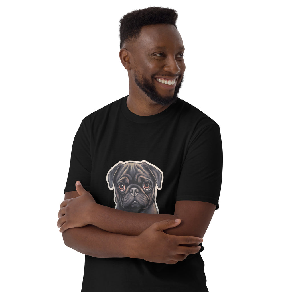 Pug Shirt | Pug Tshirt | Pug Mom Shirt | Pug Tee Shirt | Pugs Short-Sleeve Unisex T-Shirt