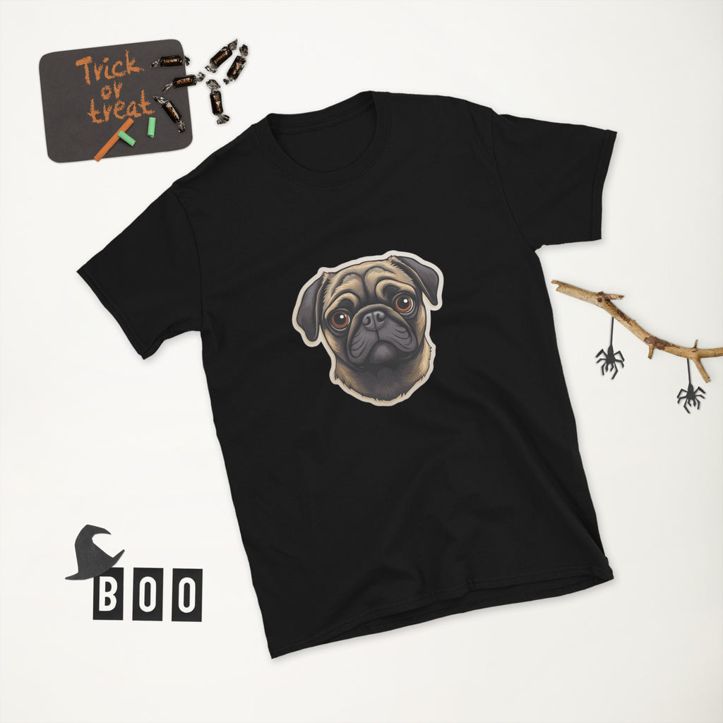 Pug Shirt | Pug Tshirt | Pug Mom Shirt | Pug Tee Shirt | Pugs 2 Short-Sleeve Unisex T-Shirt
