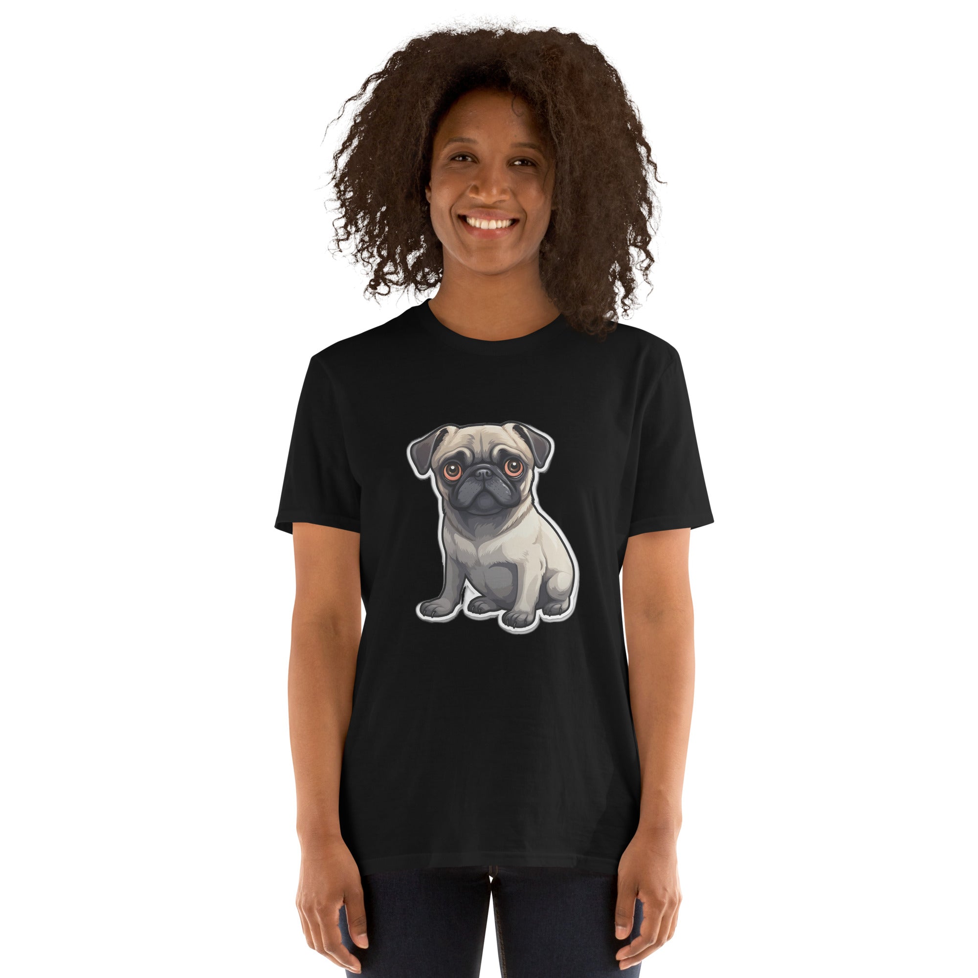 Cute Pug Shirt | Pug Tshirt | Cute Pug Unisex T-Shirt Secondary image