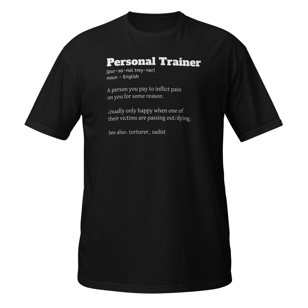 Personal Trainer Unisex Shirt Personal Trainer Gift Gym Shirt for Personal Trainer Exercise Shirt Gym Gift | Personal Trainer Definition Shirt