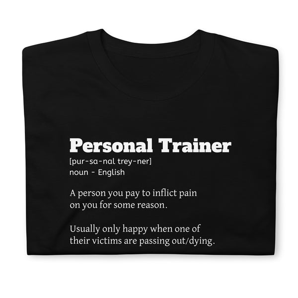 Personal Trainer Unisex Shirt Personal Trainer Gift Gym Shirt for Personal Trainer Exercise Shirt Gym Gift | Personal Trainer Definition Shirt