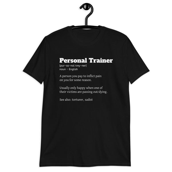 Personal Trainer Unisex Shirt Personal Trainer Gift Gym Shirt for Personal Trainer Exercise Shirt Gym Gift | Personal Trainer Definition Shirt