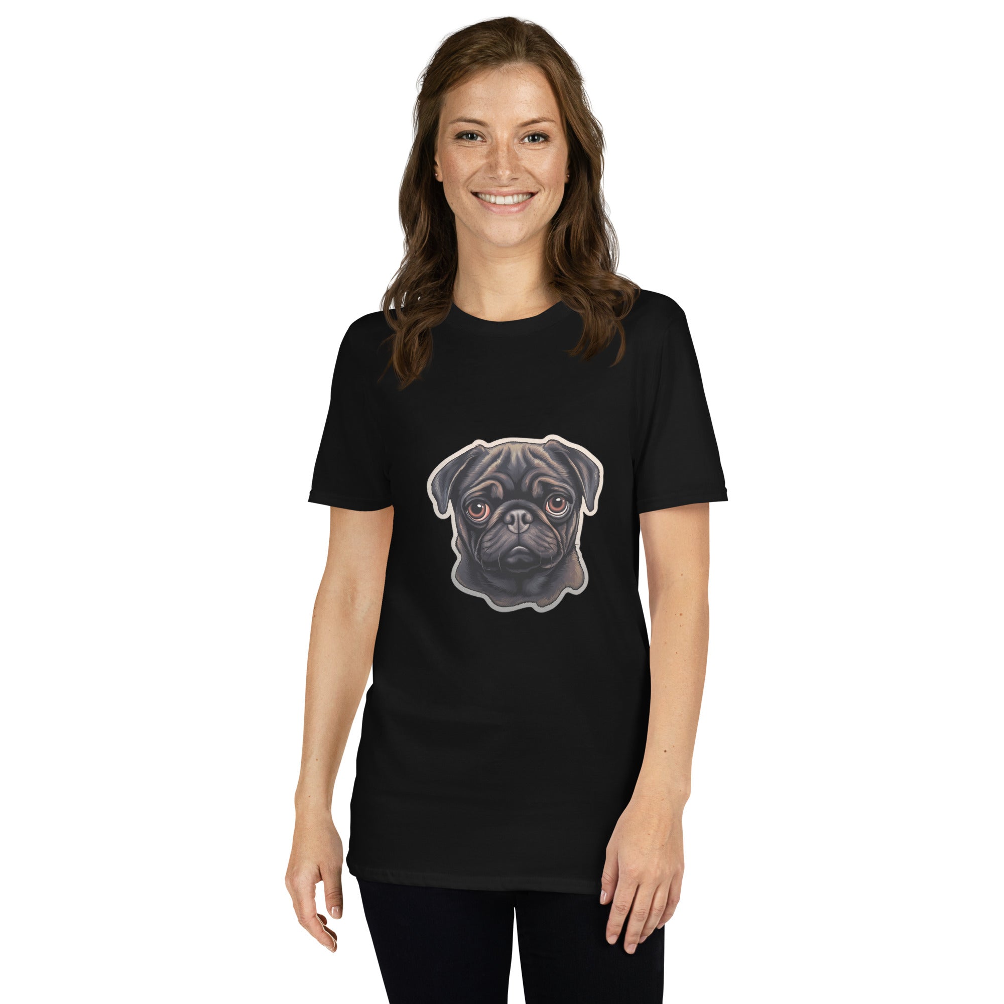 Pug Shirt | Pug Tshirt | Pug Mom Shirt | Pug Tee Shirt | Pugs Short-Sleeve Unisex T-Shirt Main image