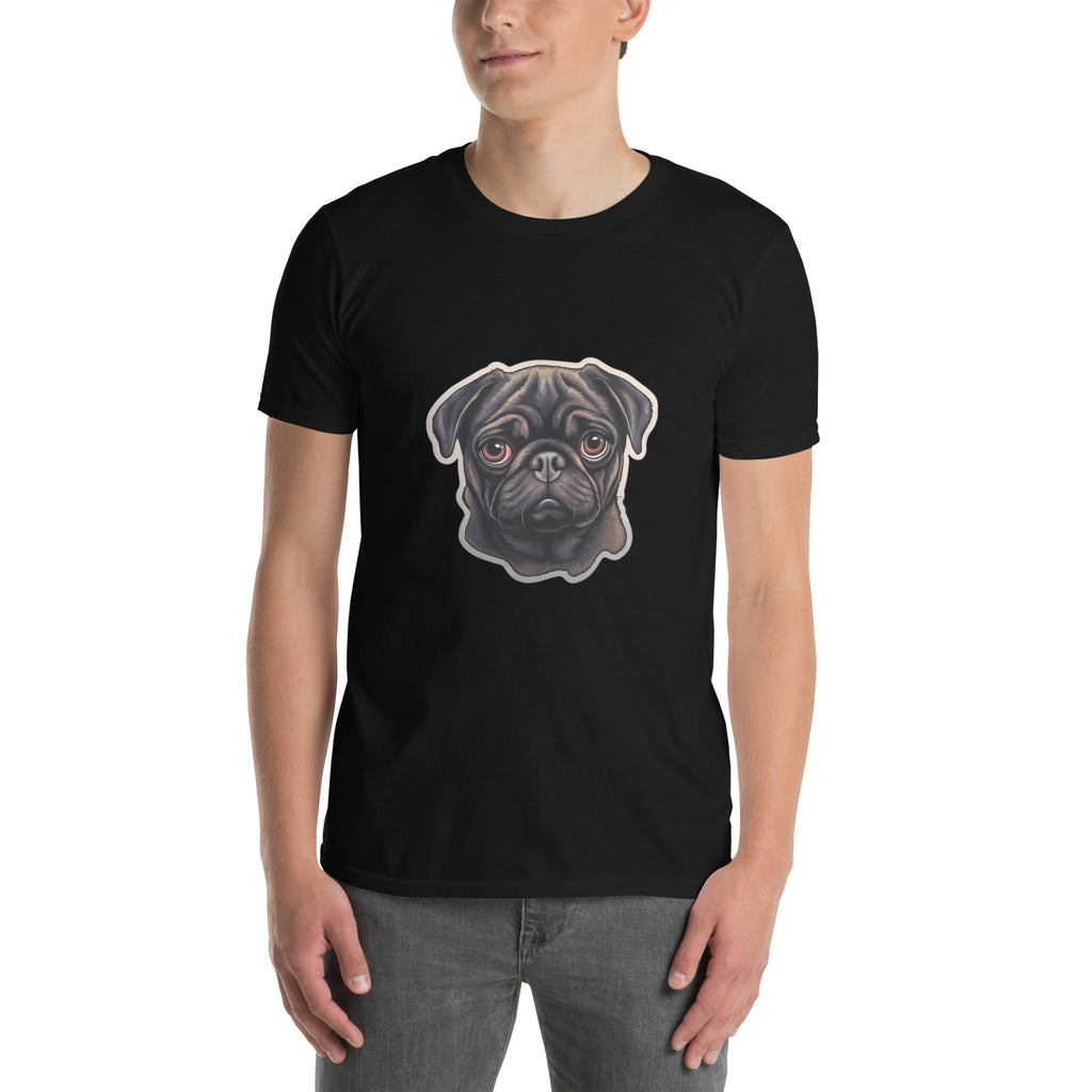 Pug Shirt | Pug Tshirt | Pug Mom Shirt | Pug Tee Shirt | Pugs Short-Sleeve Unisex T-Shirt