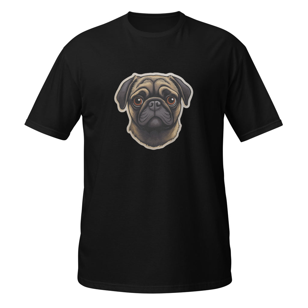 Pug Shirt | Pug Tshirt | Pug Mom Shirt | Pug Tee Shirt | Pugs 2 Short-Sleeve Unisex T-Shirt