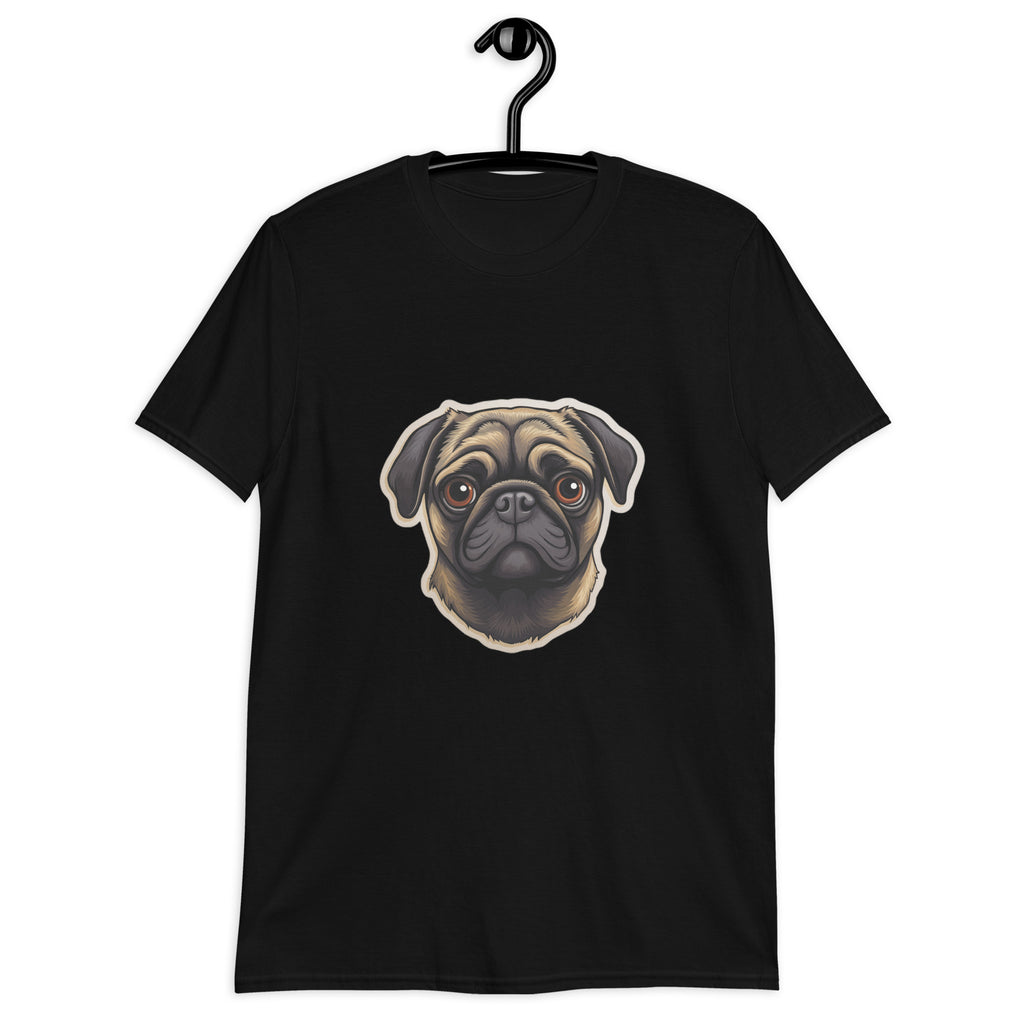 Pug Shirt | Pug Tshirt | Pug Mom Shirt | Pug Tee Shirt | Pugs 2 Short-Sleeve Unisex T-Shirt
