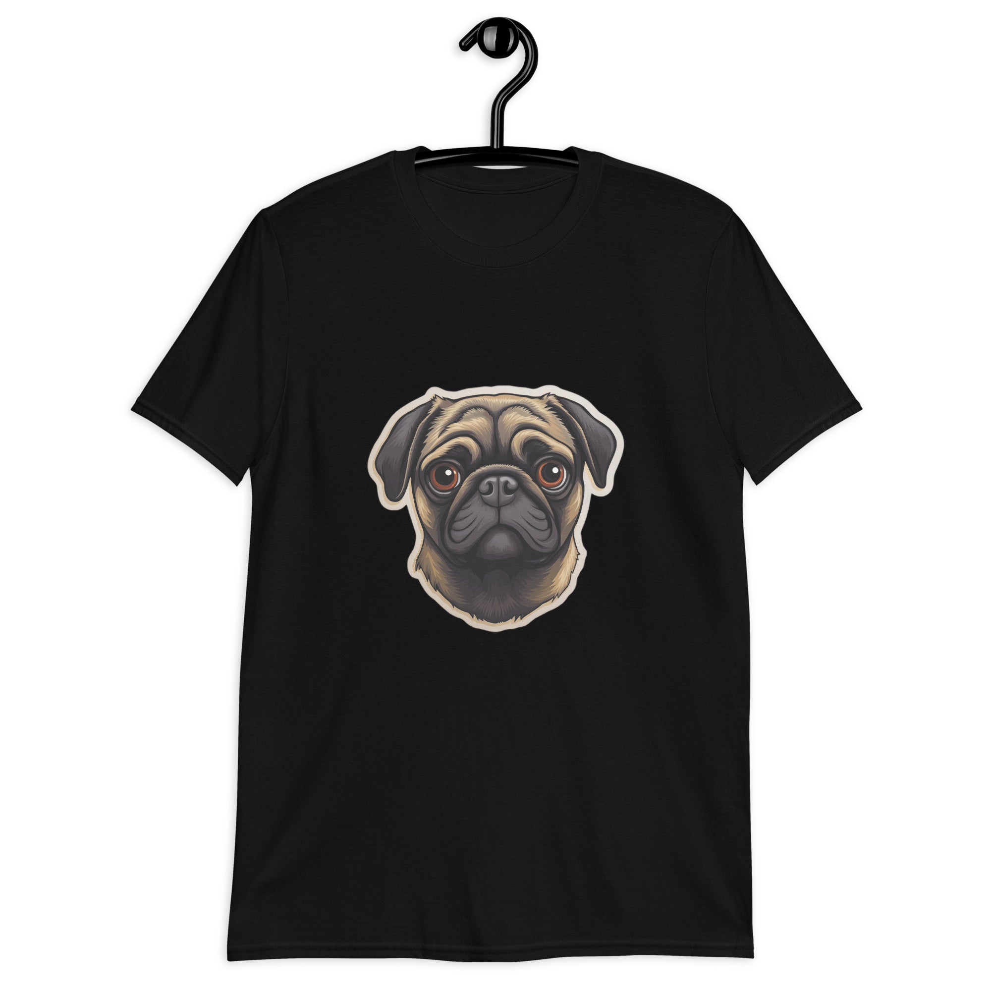 Pug Shirt | Pug Tshirt | Pug Mom Shirt | Pug Tee Shirt | Pugs 2 Short-Sleeve Unisex T-Shirt