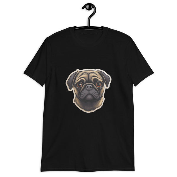 Pug Shirt | Pug Tshirt | Pug Mom Shirt | Pug Tee Shirt | Pugs 2 Short-Sleeve Unisex T-Shirt