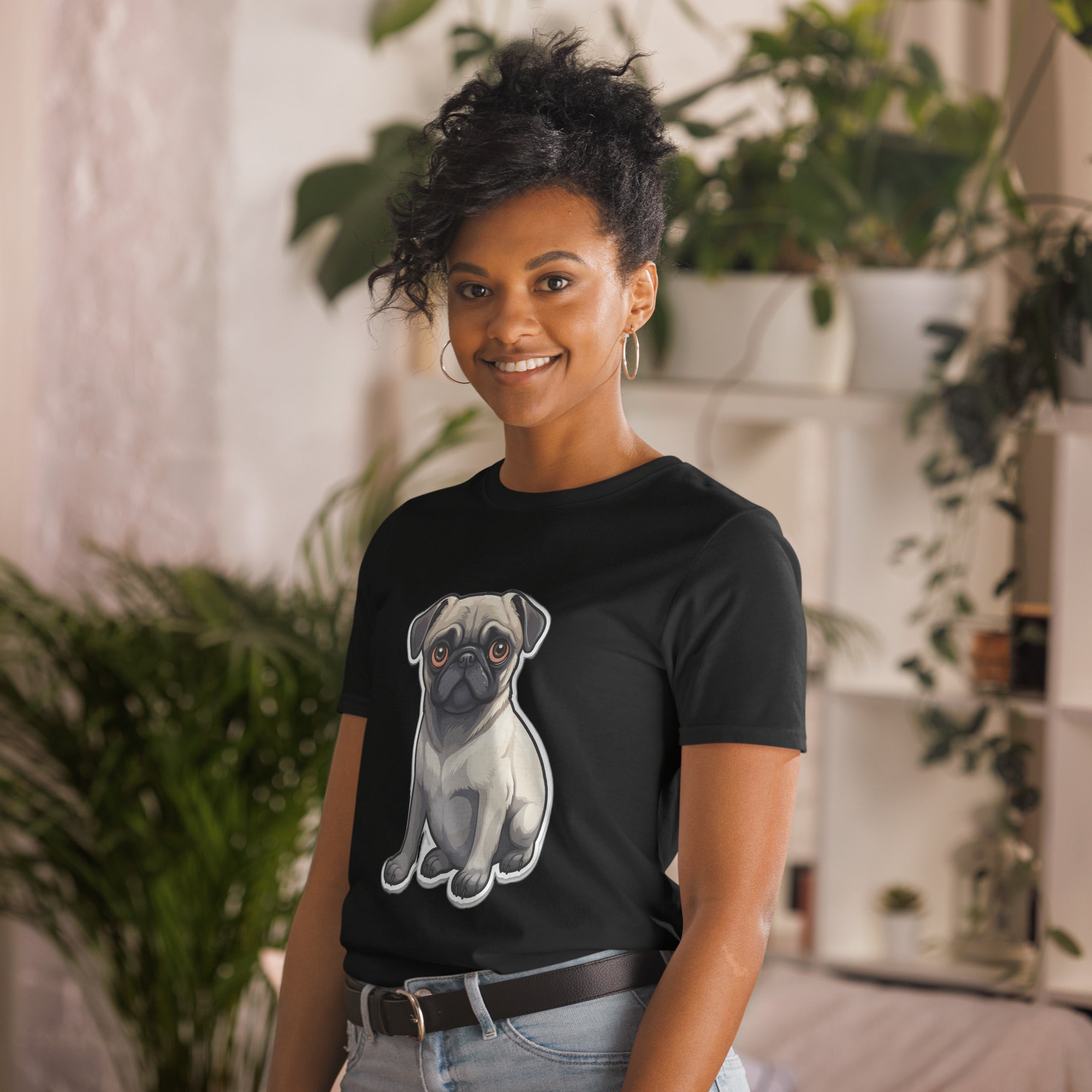 Cute Pug Shirt | Pug Tshirt | Cute Pug Unisex T-Shirt