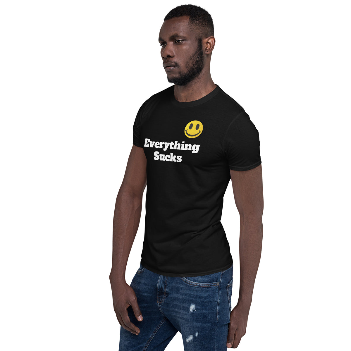 Everything Sucks Smiley Face Unisex T-Shirt