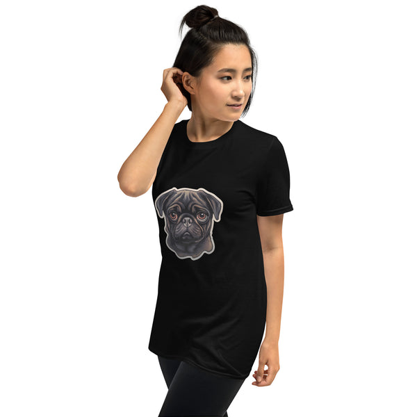 Pug Shirt | Pug Tshirt | Pug Mom Shirt | Pug Tee Shirt | Pugs Short-Sleeve Unisex T-Shirt