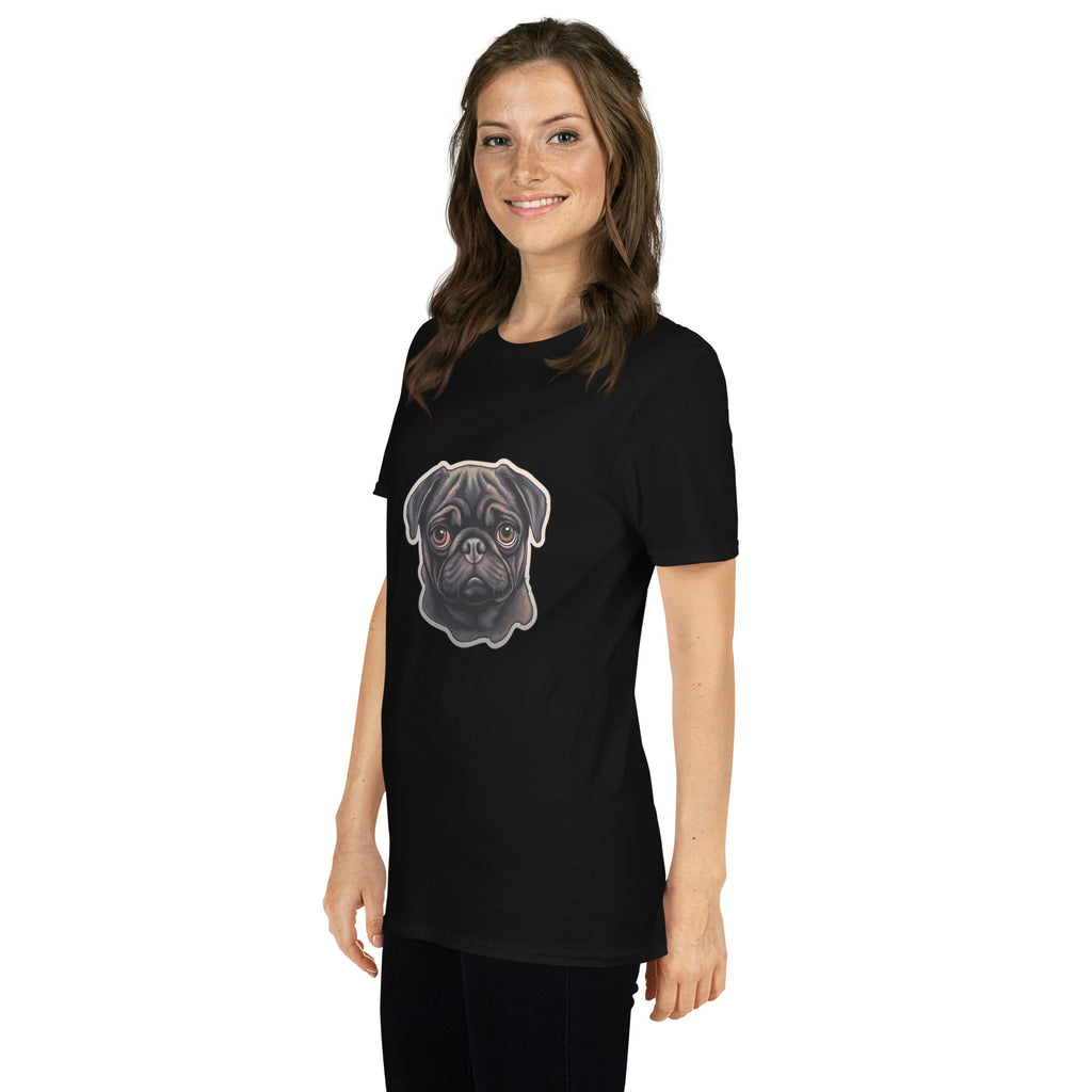 Pug Shirt | Pug Tshirt | Pug Mom Shirt | Pug Tee Shirt | Pugs Short-Sleeve Unisex T-Shirt