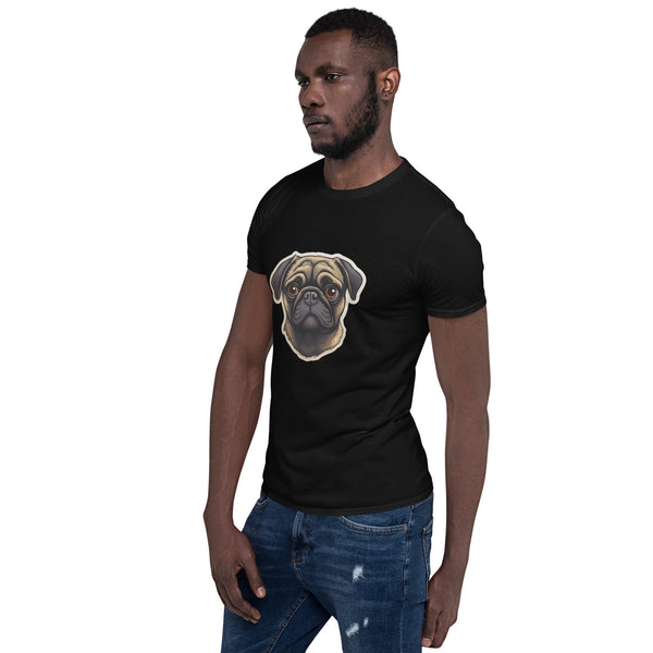 Pug Shirt | Pug Tshirt | Pug Mom Shirt | Pug Tee Shirt | Pugs 2 Short-Sleeve Unisex T-Shirt