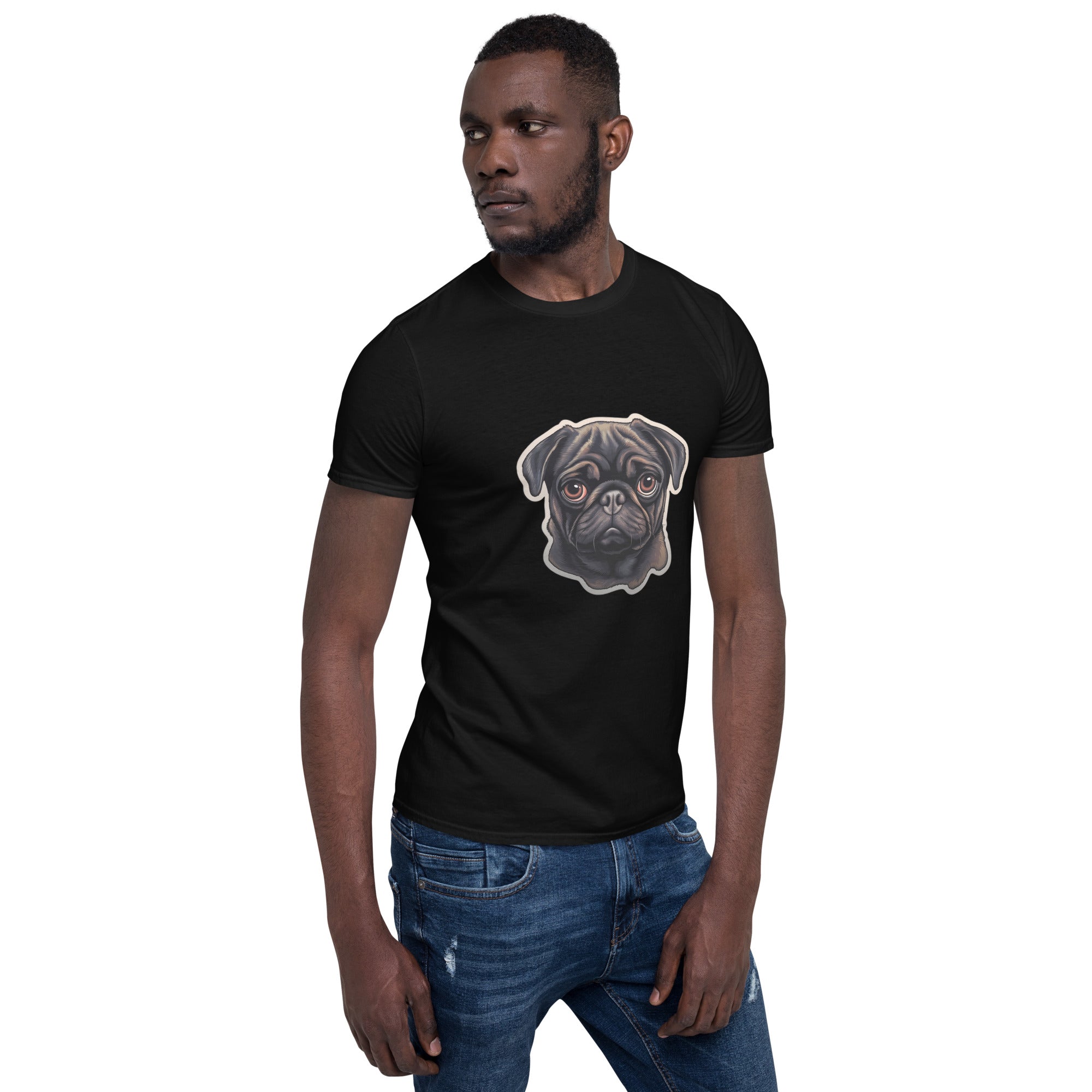 Pug Shirt | Pug Tshirt | Pug Mom Shirt | Pug Tee Shirt | Pugs Short-Sleeve Unisex T-Shirt