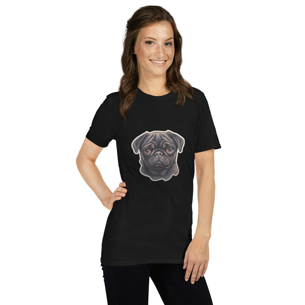 Pug Shirt | Pug Tshirt | Pug Mom Shirt | Pug Tee Shirt | Pugs Short-Sleeve Unisex T-Shirt