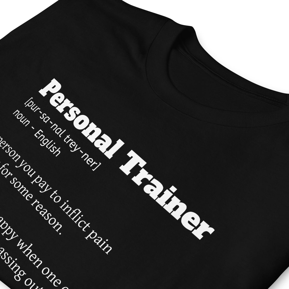 Personal Trainer Unisex Shirt Personal Trainer Gift Gym Shirt for Personal Trainer Exercise Shirt Gym Gift | Personal Trainer Definition Shirt