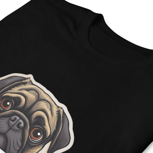 Pug Shirt | Pug Tshirt | Pug Mom Shirt | Pug Tee Shirt | Pugs 2 Short-Sleeve Unisex T-Shirt